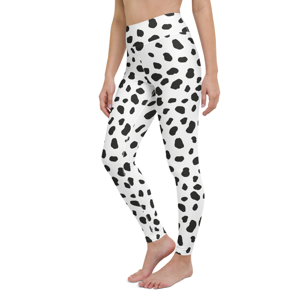 Dalmatian Leggings For Teens and Women, Dalmatian Print Halloween Cost –  Super Capes and Tutus
