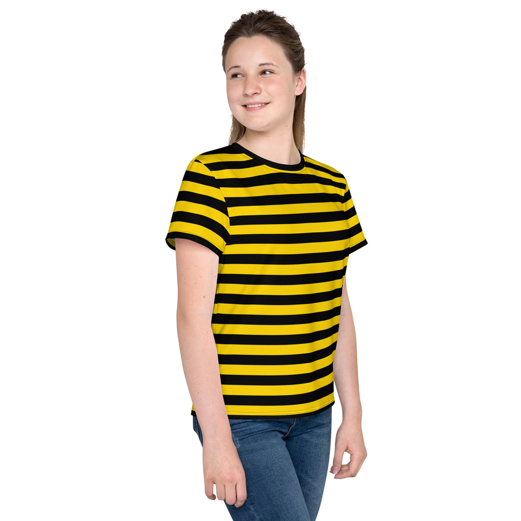 Girls Bee Yellow & Black Stripe Tutu Costume, Ships Fast